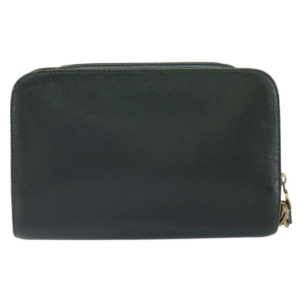 Louis Vuitton Taiga Baikal Clutch Bag Epicea Green
